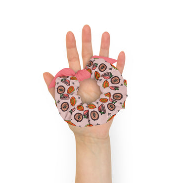 Feminine Fruit Recycled Scrunchie