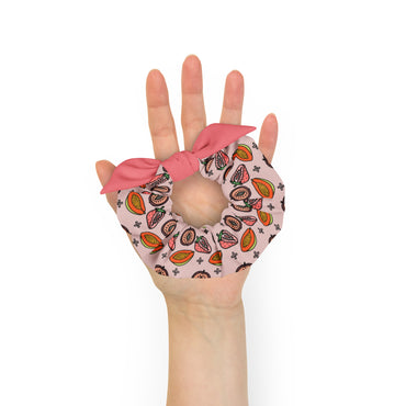 Feminine Fruit Recycled Scrunchie