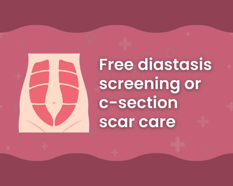 Diastasis screenings, c-section scars, and general core health: appointments available Feb. 24 from 9 to noon